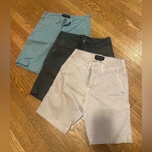 (3) pair American Eagle Chino Shorts, Sz 26